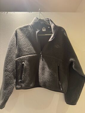 TNA Charcoal Sherpa Half-Zip Pullover